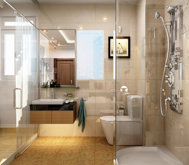 Lựa chọn chất liệu phụ kiện phù hợp với phong cách thiết kế nhà tắm