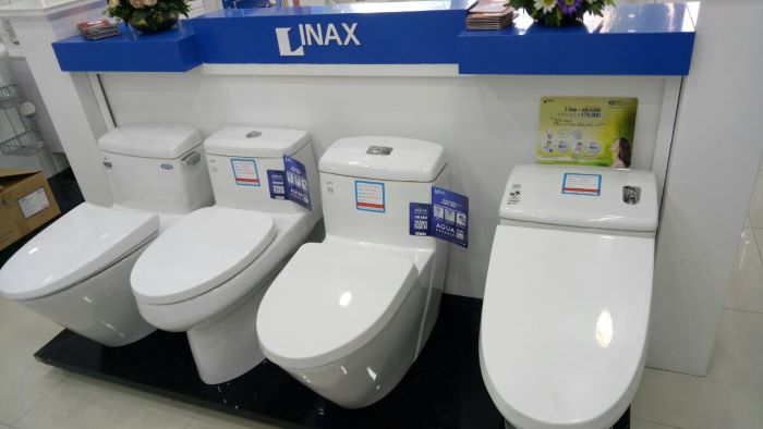Thiết bị vệ sinh inax chiếm 30% thị phần tại thị trường Việt Nam