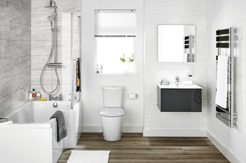 Với không gian nhà vệ sinh nhỏ, nên lựa chọn thiết bị nhà tắm như thế nào?